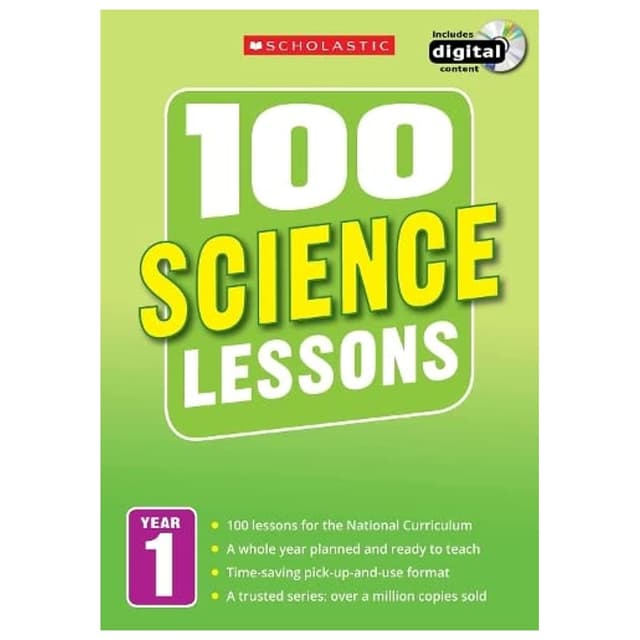 كتب اطفال تعليمية 100 درس علوم السنة الاولى  Science Lessons: Year 1