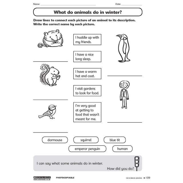 كتب اطفال تعليمية 100 درس علوم السنة الاولى  Science Lessons: Year 1