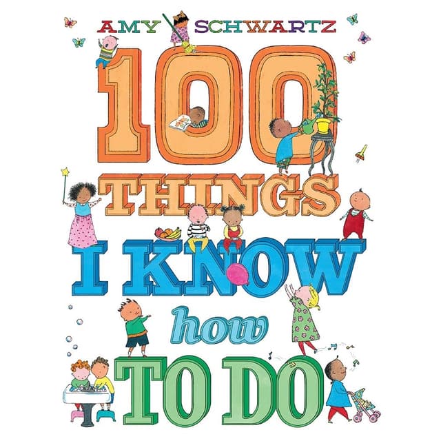 كتاب 100 شيء أعرف كيف أفعله للأطفال باللغة الإنجليزية ابرامز بوك 100 Things I Know How To Do