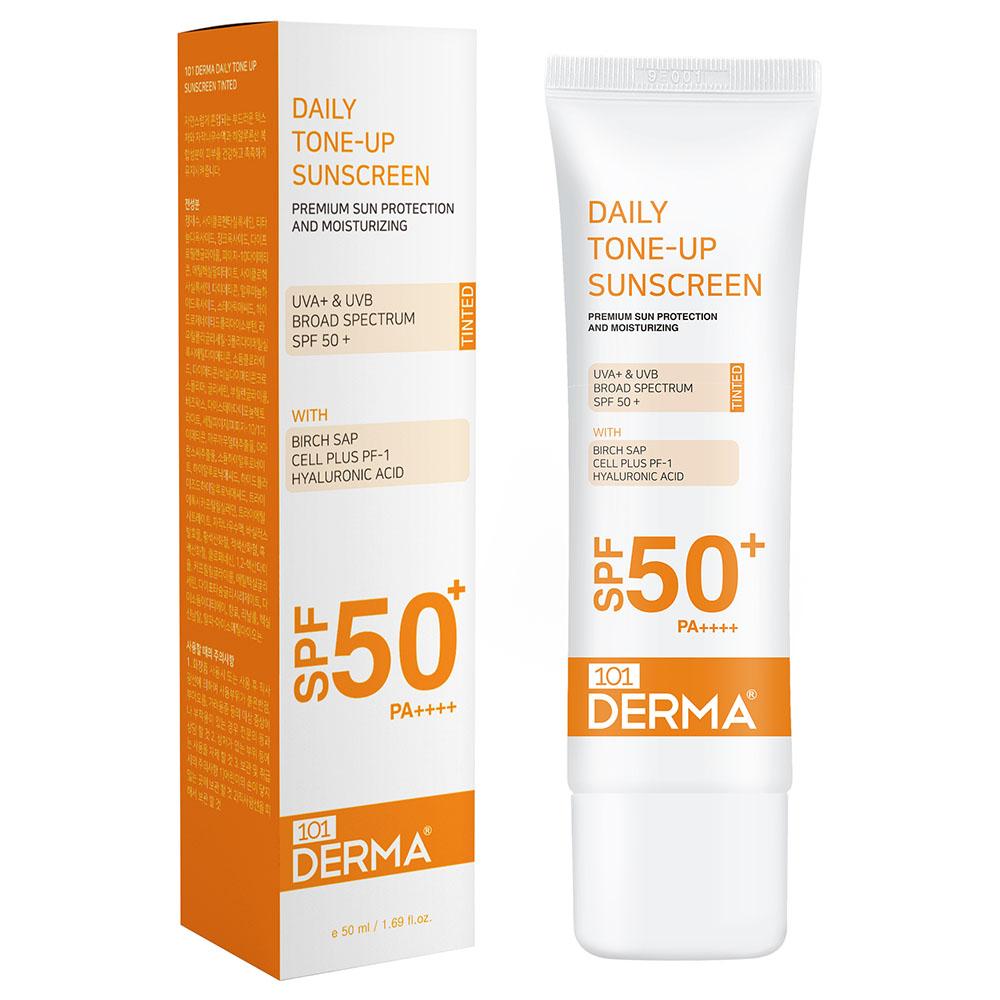 101 Derma - Daily Tone Up Sunscreen - Tinted - 50ml