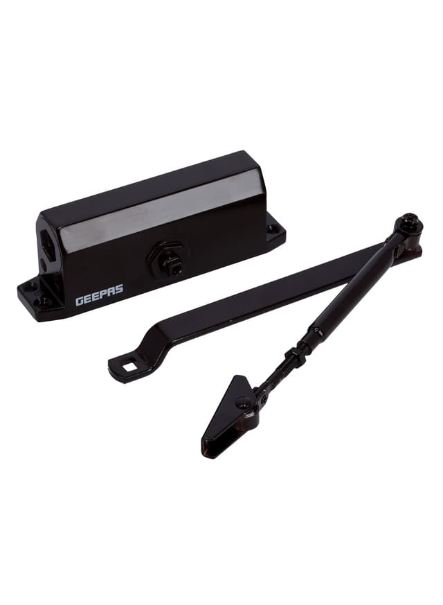 دفاش باب هيدروليكي شديد المتانة من جيباس لون أسود Geepas Heavy Duty Door Closure