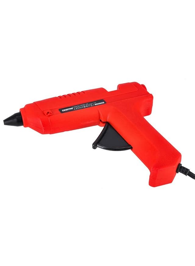 Geepas Glue Gun, Includes 2pcs Glue Sticks - Fast Heating Mini Glue Gun, Hot Melt Glue Gun Kit Suitable For Children Do School Heating Arts, Diy Art, Home Repair, Wood, Glass, Card, Plastic