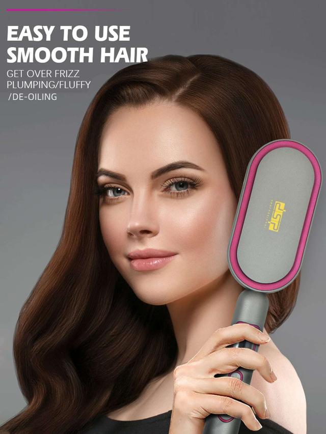 مشط شعر كهربائي استشوار شعر دي اس بي 60 واط Dsp Hair Straightening Brush Hot Comb
