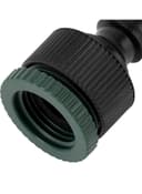 وصلة حنفية من انش الى ثلاث أرباع الانش من جيباس بلاستيك لون أسود وأخضر مقاوم للصدء Geepas Tap Adaptor