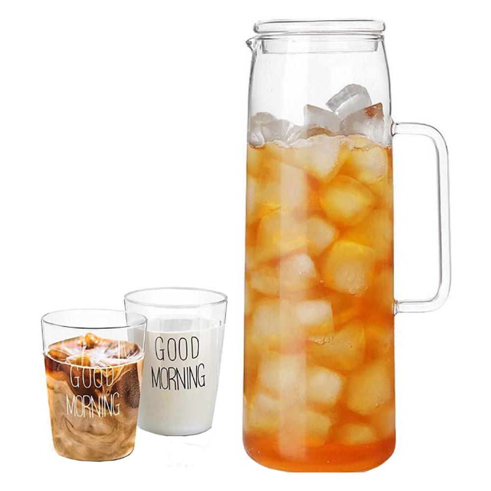 ابريق ماء بسعة 1500 مل ون تشايس  1Chase - Heat Resistant Borosilicate Water Jug