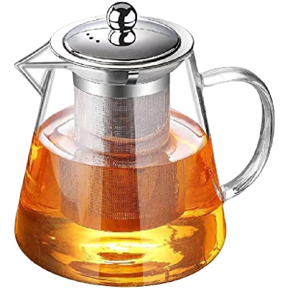 ابريق الشاي بسعة 950 مل ون تشايس 1Chase - Heat Resistant Glass Teapot W/ Strainer