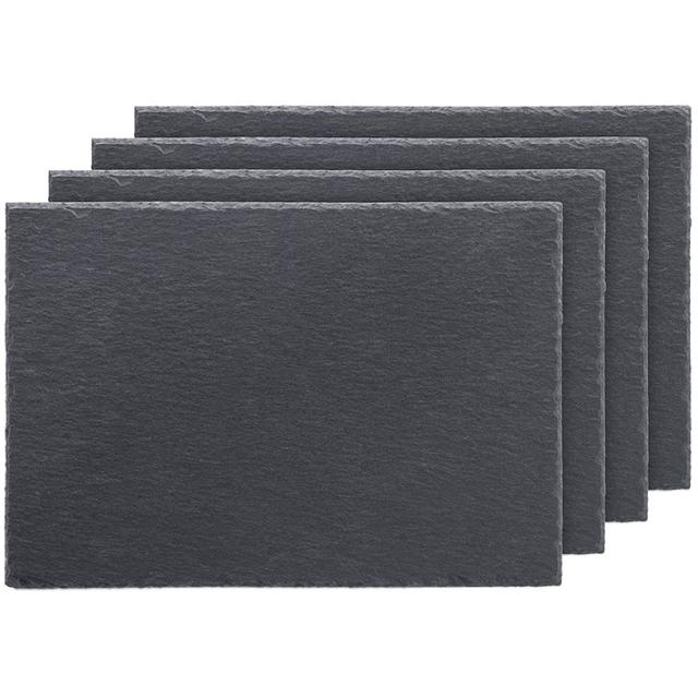 1Chase - Natural Stone Slate Plate 30x20cm - Pack Of 4 - SW1hZ2U6MjE4OTI3MQ==