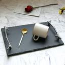 1Chase - Natural Stone Slate Serving Tray W/ Handle - Grey - SW1hZ2U6MjE4OTI2NA==