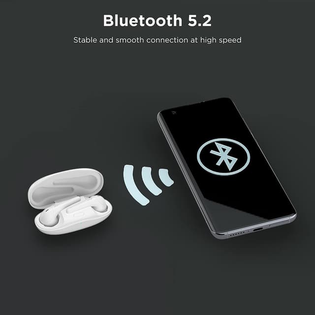 سماعة بلوتوث مقاومة للضوضاء أبيض ون مور 1More - ComfoBuds 2 Earbuds