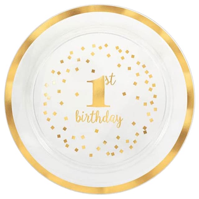 صحون عيد الميلاد من بارتي سنتر  Birthday Confetti Serving Tray