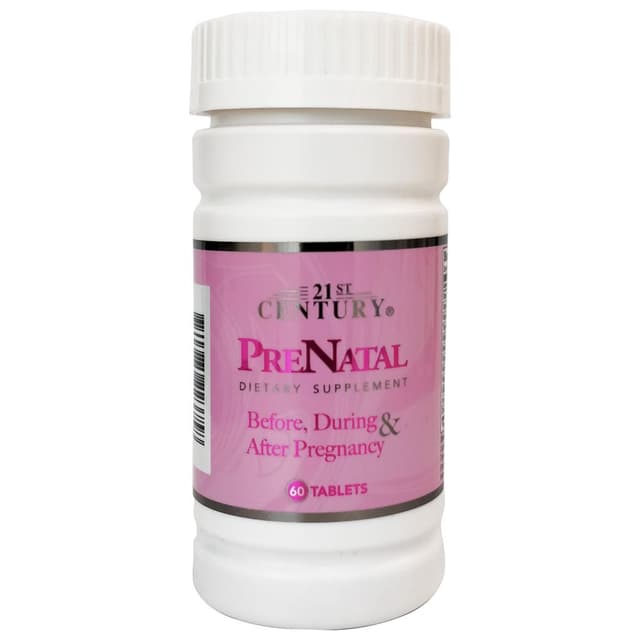 حبوب فيتامين غنية بحمض الفوليك القرن الحادي و العشرين 21st Century - PreNatal Tabs