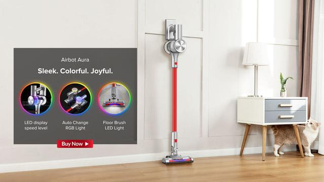 Airbot Supersonics Aura VC801 Cordless Vacuum Cleaner - SW1hZ2U6MzA2NDM2MQ==