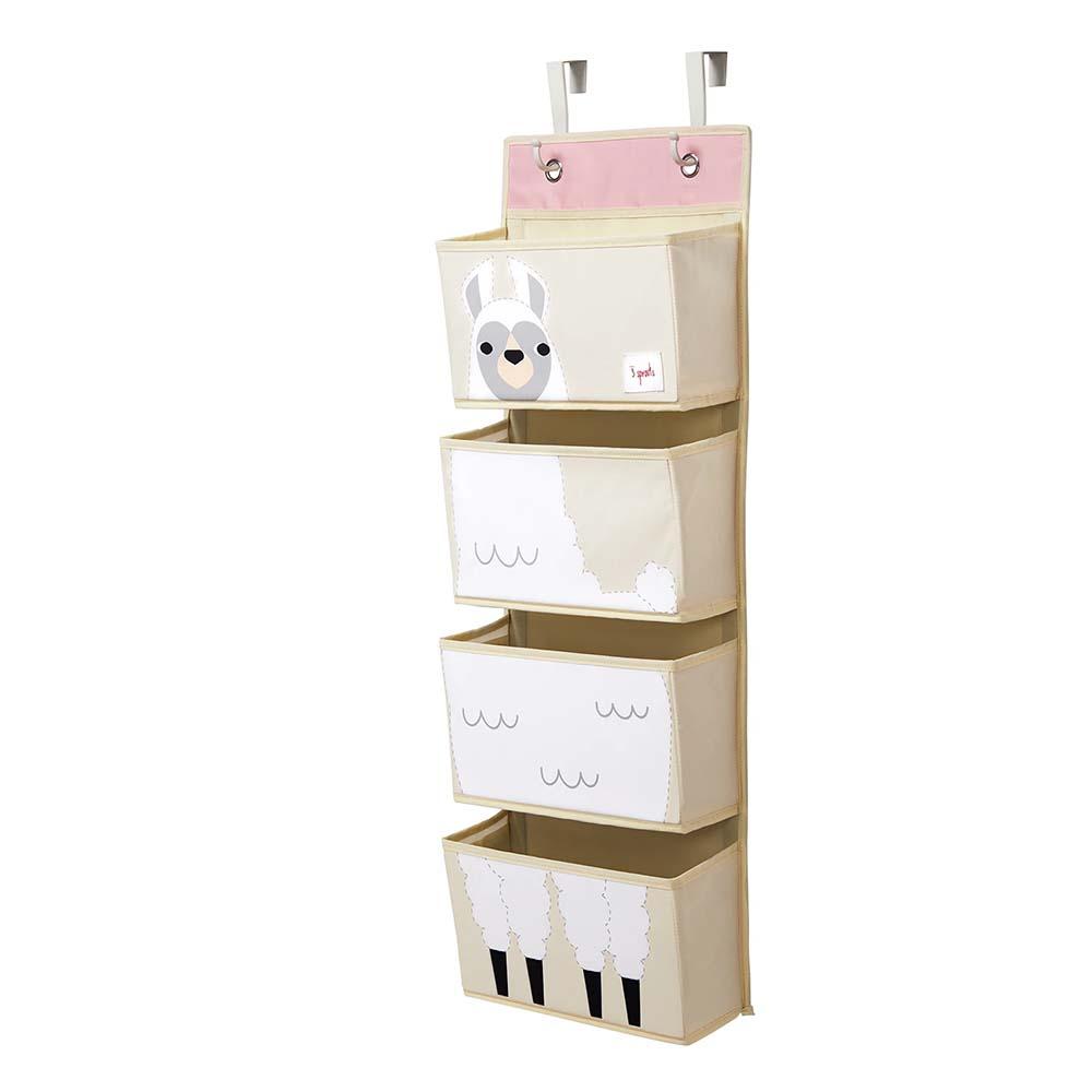 3 Sprouts - Hanging Wall Organizer - Llama