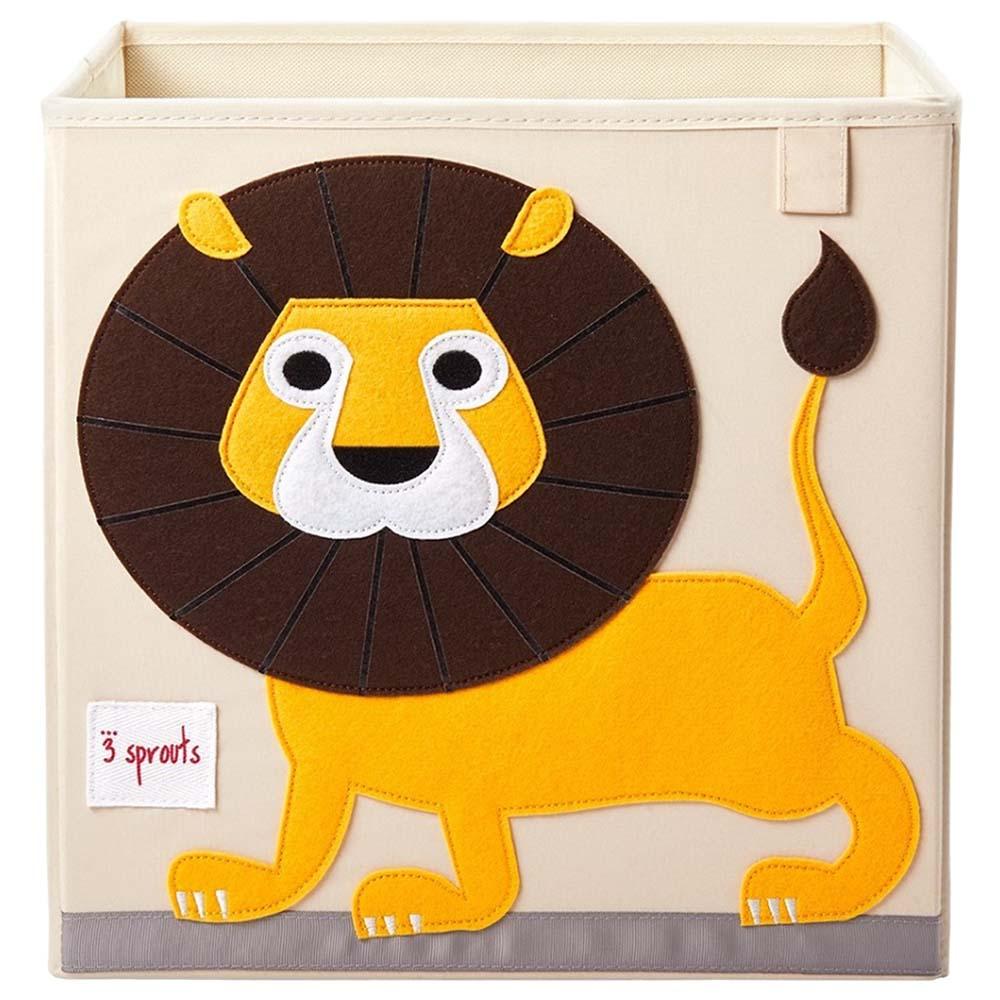 صندوق تخزين بتصميم رسمة الأسد ثري سبراوتس 3 Sprouts - Lion Storage Box