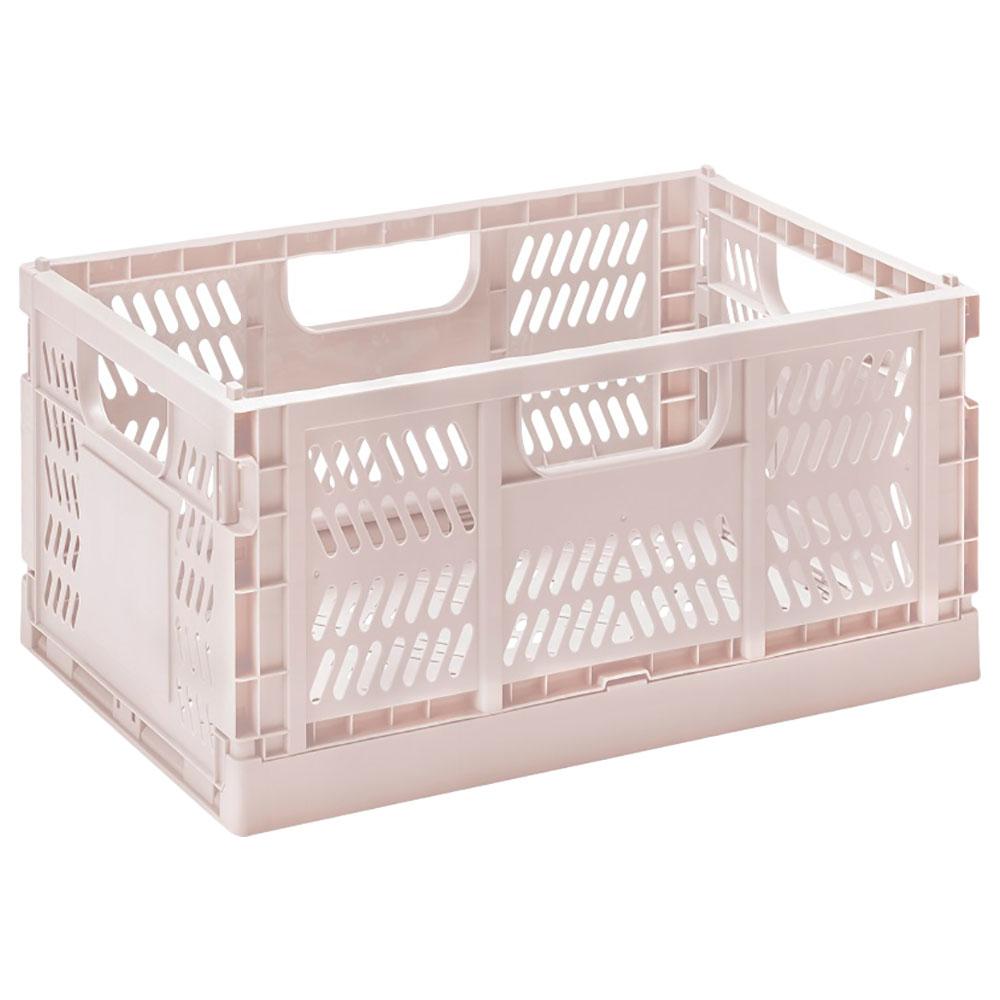 3 Sprouts - Modern Folding Crate - Large - Pink