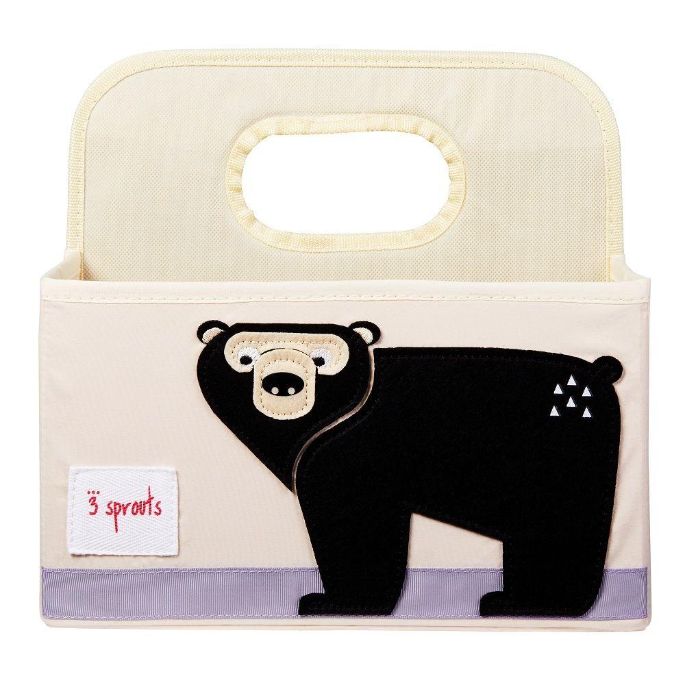 3 Sprouts - Nappy Caddy - Bear