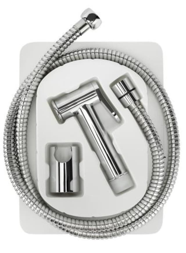 شطاف الحمام من جيباس لون فضي Geepas Shattaf Set Cleo