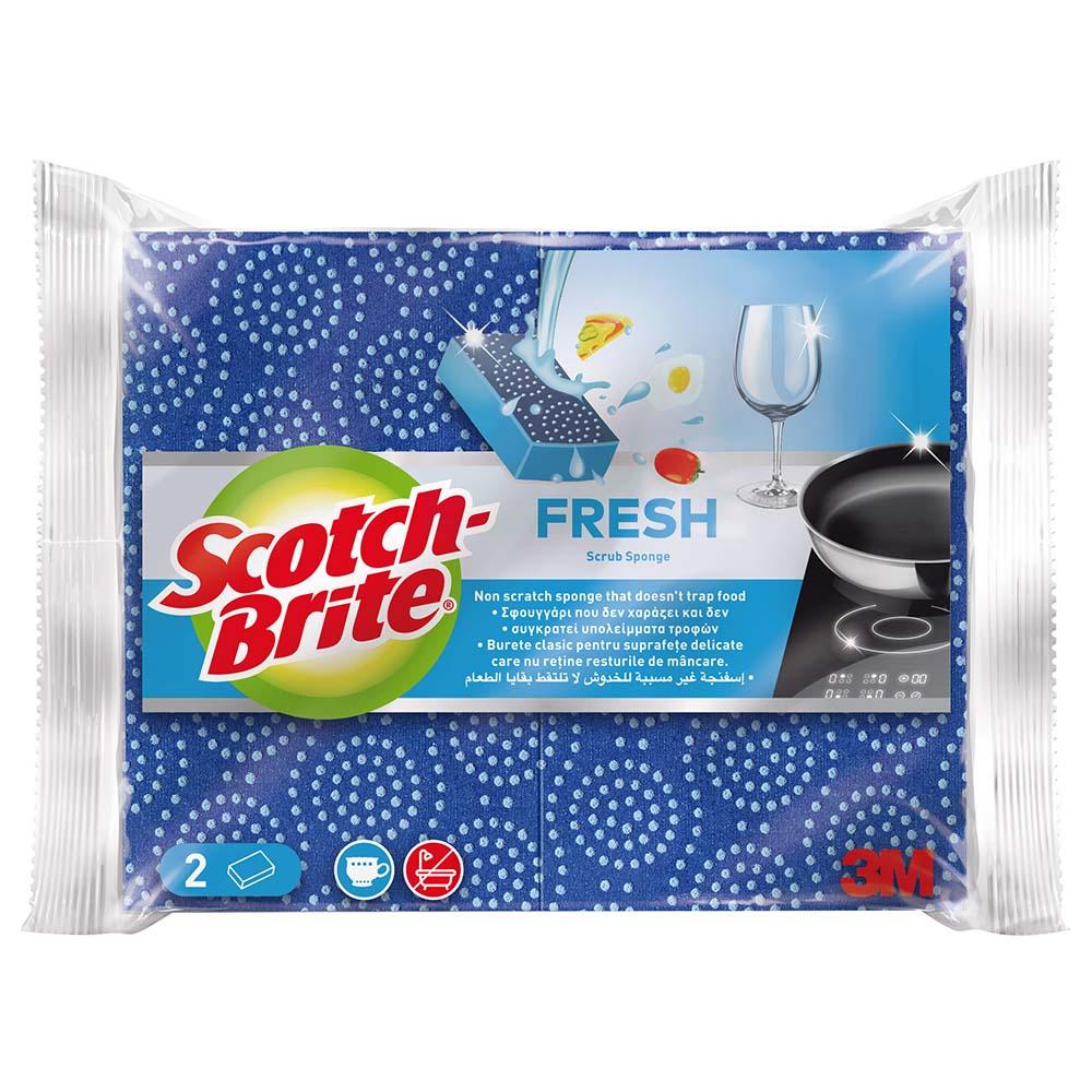 إسفنجة مقاومة للخدش 3ام سكوتش برايت 3M Scotch Brite Fresh Non Scratch Laminate