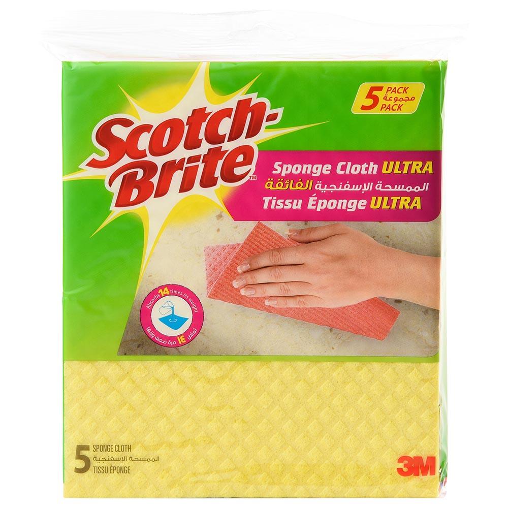 قماش إسفنجي الترا × 5 3ام سكوتش برايت 3M Scotch Brite - Sponge Cloth