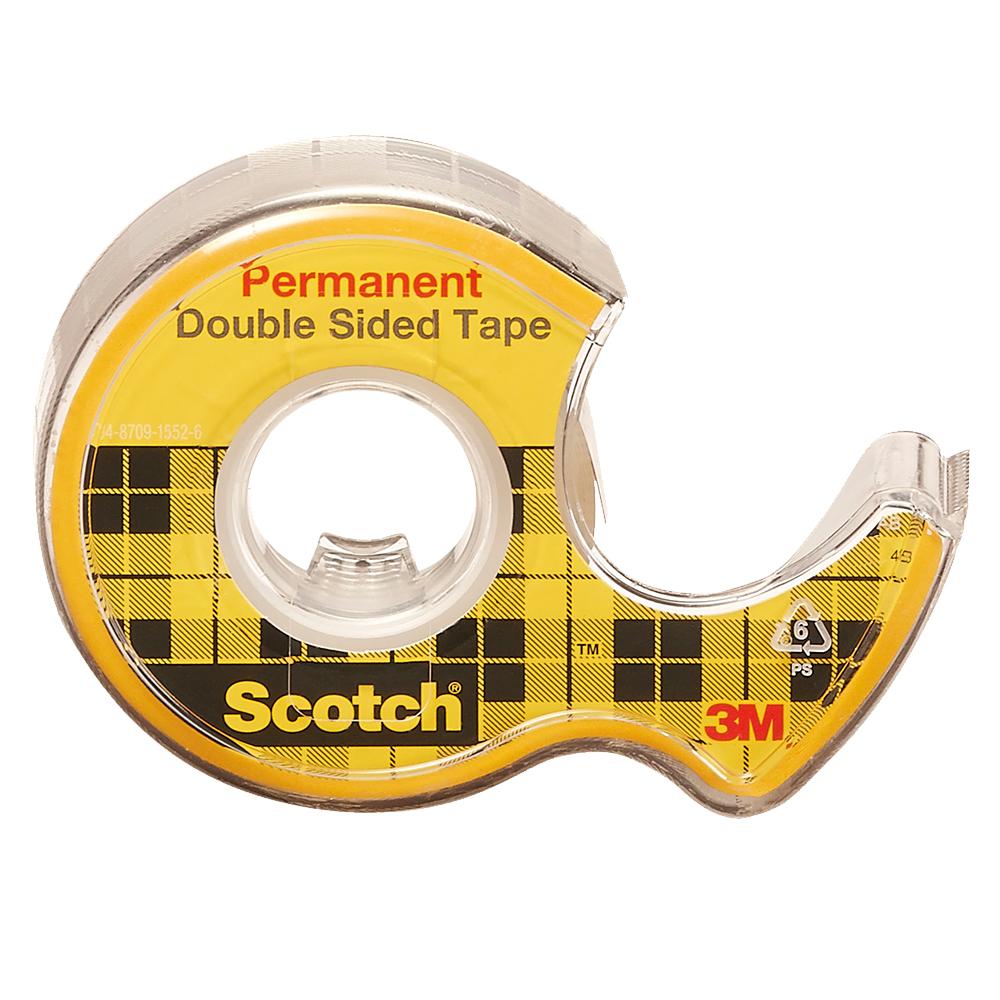 لاصق بوجهين مع مقبض مريح و قوي 3إم 3M - Scotch Double Sided Tape with Dispenser