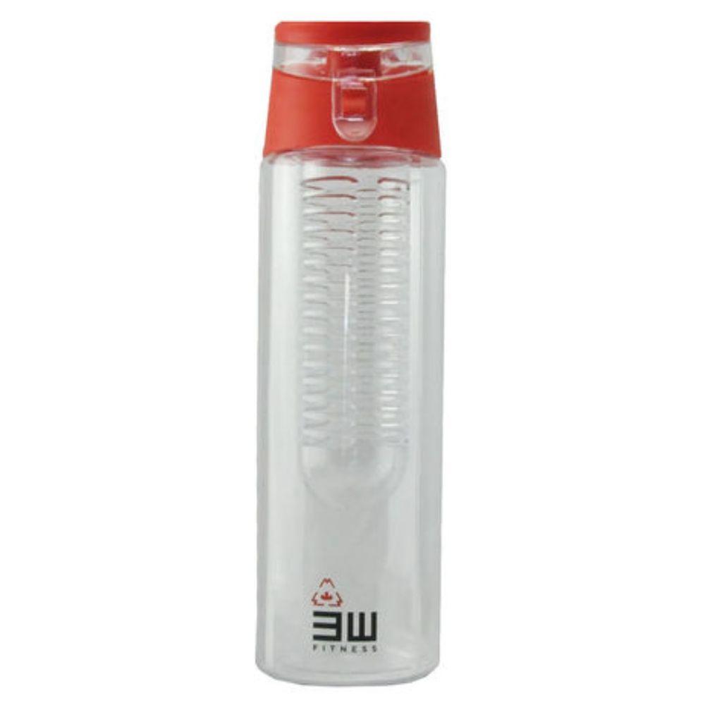 مطرة مع مصفاة 3دبليو فتنس أبيض 3W Fitness - Infuser Bottle