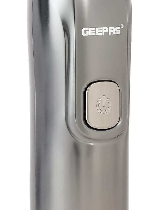 Geepas Rechargeable Hair And Beard Trimmer- / With High-Capacity Li-Ion Battery And 180 Min Working Time/ Detachable Blades And Waterproof Ipx7/ Cordless Operation, Perfect For Home And Saloon