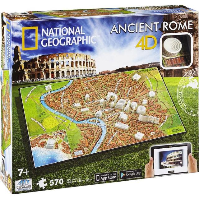4D Cityscape - Ancient Rome Jigsaw Puzzle - 570 Pcs - SW1hZ2U6MjE1NTI0OQ==