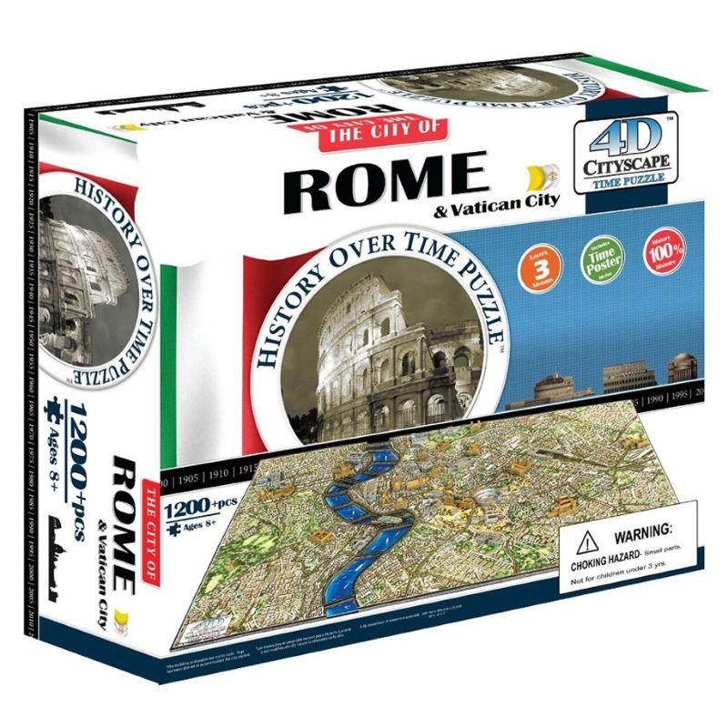 بازل روما 1200 قطعة 4دي سيتي سكيب 4D Cityscape - Rome Jigsaw Puzzle