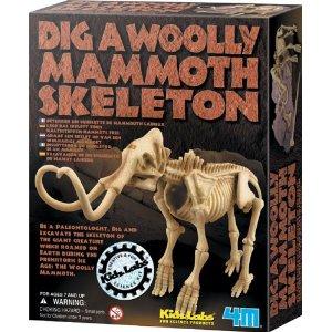حفرية هيكل عظمي للماموث كيدز لابس 4ام 4M Kidz Labs - Dig A Mammoth Skeleton