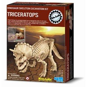 حفرية هيكل عظمي ترايسيراتوبس كيدز لابس 4ام 4M Kidz Labs - Dig A Triceratops Skeleton