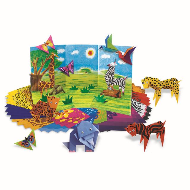 لعبة اوريغامي حيوانات الحديقة 4ام 4M - Little Craft Origami Zoo Animals - SW1hZ2U6MjE5MTA5MA==