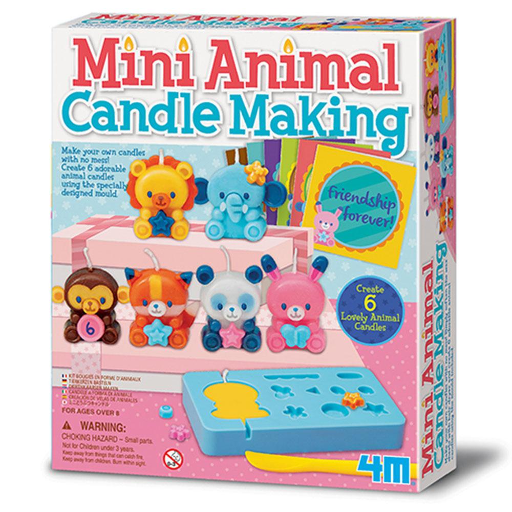 لعبة صناعة الشموع على شكل حيوانات صغيرة 4ام 4M - Mini Animal Candle Making