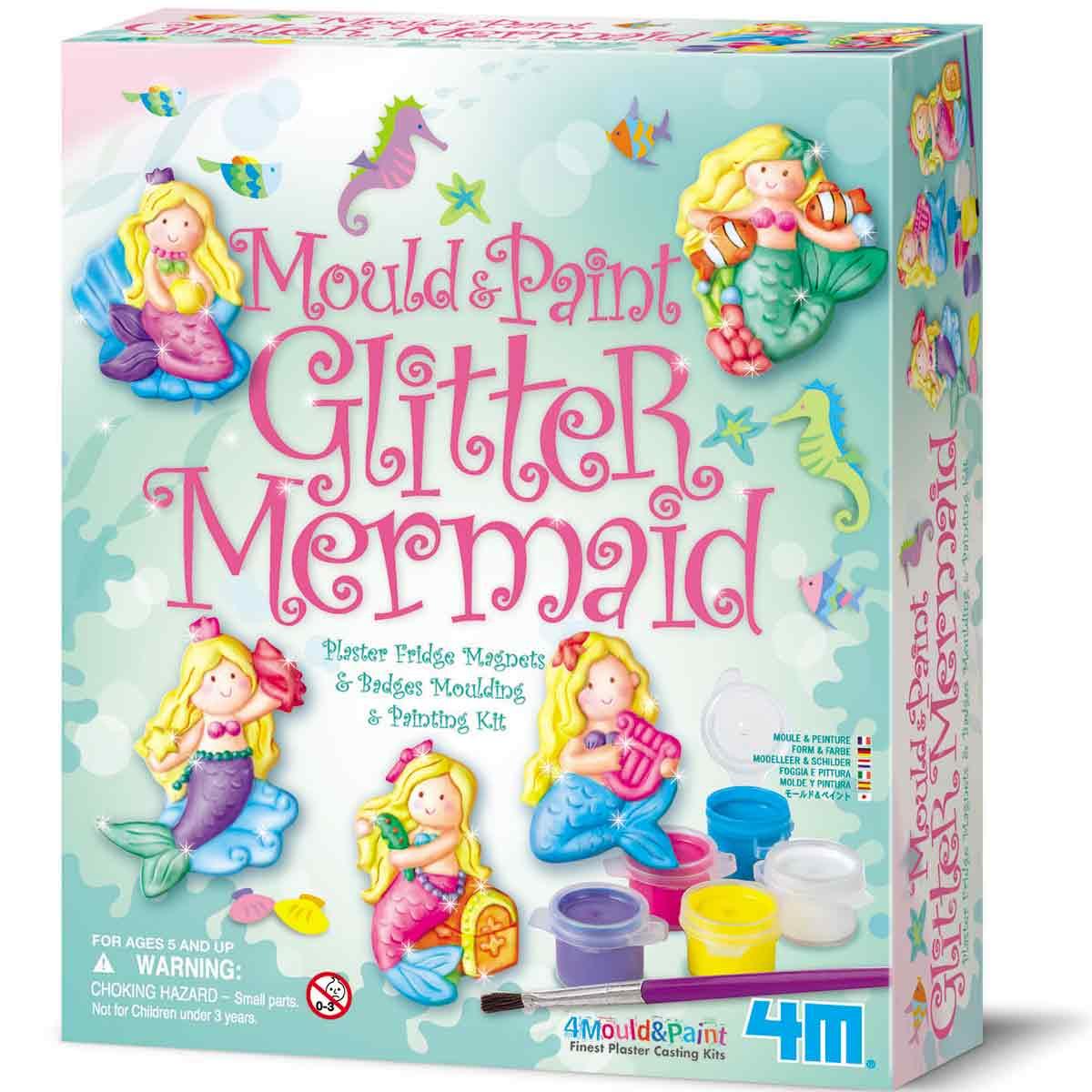قالب و طلاء حورية البحر اللامعة فور ام 4M Mould and Paint Glitter Mermaid