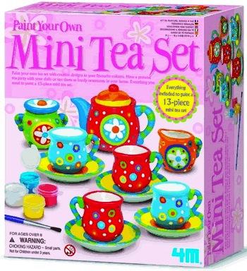 مجموعة أدوات الرسم 4ام 4M Tea Set Painting Kit Arts and Crafts Kit