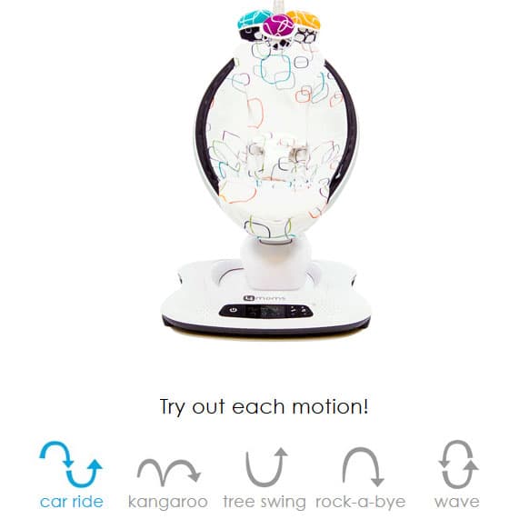 كرسي هزاز مامارو 4مومز 4moms - Mamaroo 4.0 - Multi Plush