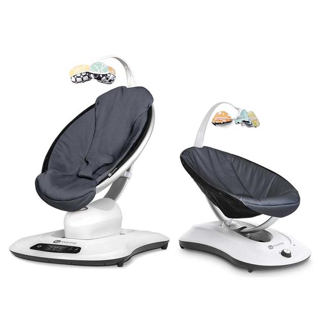 كرسي هزاز للأطفال روكارو بشبكة مبردة 4مومز 4moms - mamaRoo 4.0 - Cool Mesh