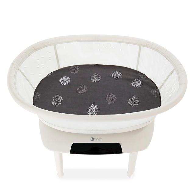 ملاءة سرير النوم مامارو 4مامز رمادي 4moms - mamaRoo Sleep Bassinet Sheet - Grey Crosshatch - SW1hZ2U6MjE5MTMzNg==