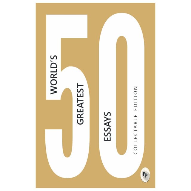 كتاب 50 أعظم مقالات في العالم 50 Worlds Greatest Essays