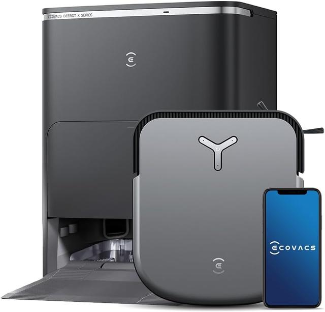 مكنسة روبوت التنظيف ايكوفاكس 8000 باسكال مع صندوق للغبار Ecovacs X2 Omni Robot Vacuum And Mop