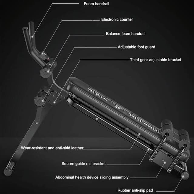 بنش تمارين البطن المنزلي Sit up Bench And Abdominal Trainer - 90807