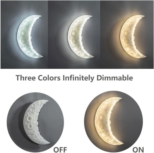 Moon Night Light Modern Decorative Wall Light - 604686