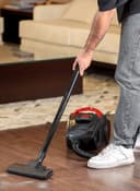 Geepas Cyclonic Vacuum Cleaner With 1.5l Dust Bag Capacity, Lower Noise Design, Flexible Hose With Handle Airflow Control, Pedal On/Off Switch, Automatic Cord Rewinder Function, Hepa Filtration System 1.5 L 2200 W Red, Black