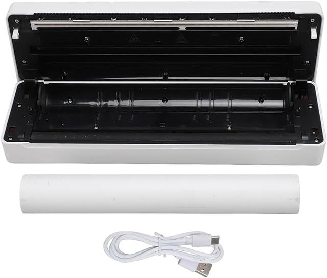 A4 Wireless Printer Portable Printer 200DPI Bluetooth A4 Paper Inkless Thermal Compact Printer