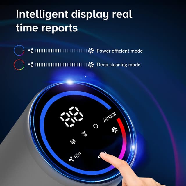 مكنسة عصا كهربائية لاسلكية إيربوت 2200 مللي أمبير 27000 باسكال Airbot Hypersonics Pro Cordless Vacuum Cleaner