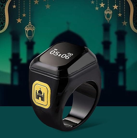 خاتم التسبيح الذكي اللاسلكي Rechargeable Smart Rings Counter