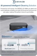 مكنسة روبوت التنظيف ايكوفاكس 8000 باسكال مع صندوق للغبار Ecovacs X2 Omni Robot Vacuum And Mop