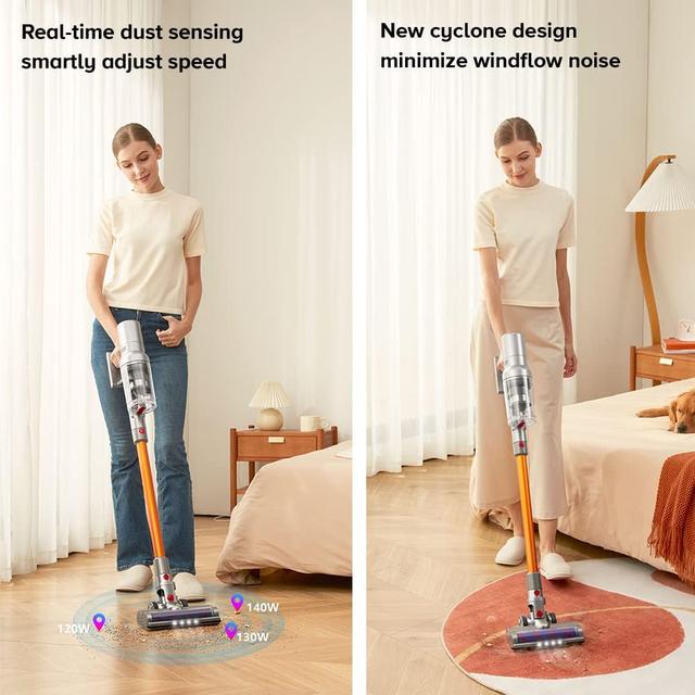 مكنسة عصا كهربائية لاسلكية إيربوت 2200 مللي أمبير 27000 باسكال Airbot Hypersonics Pro Cordless Vacuum Cleaner - SW1hZ2U6MjY1NDIwMg==