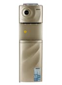 Geepas Hot & Cold Water Dispenser With Cabinet, Stainless Steel Water Tank, Normal, Hot & Cold Function, Child Safety Lock, Sus304 Stainless Pipe, Childproof Tap Design, Low Noise Design Golden
