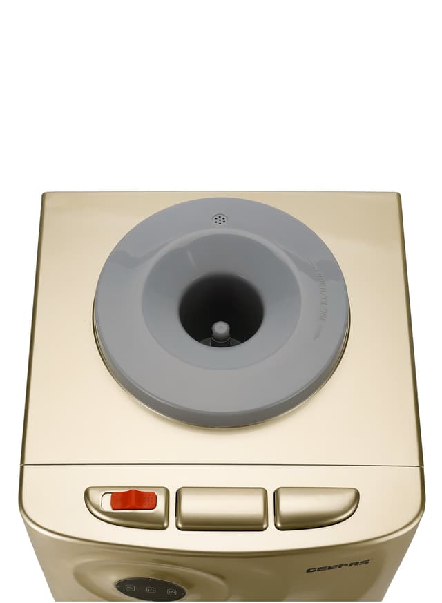 Geepas Hot & Cold Water Dispenser With Cabinet, Stainless Steel Water Tank, Normal, Hot & Cold Function, Child Safety Lock, Sus304 Stainless Pipe, Childproof Tap Design, Low Noise Design Golden