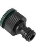 وصلة حنفية من انش الى ثلاث أرباع الانش من جيباس بلاستيك لون أسود وأخضر مقاوم للصدء Geepas Tap Adaptor